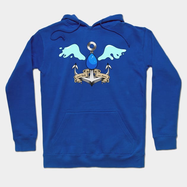 Anchor Tattoo Design Hoodie by SlothgirlArt